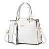 The texture of high-grade fashion crocodile print women's handbag, simple temperament all shoulder crossbody bag