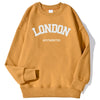 London Westminster Street Letter Prints Sweatshirts For Men Autumn Casual Hoodies O-Neck Soft Pullovers Street Trend Clothing