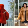 Hot selling Fashion Winter New Real Fox Fur Coat Women Hooded Natural Silver Red Fox Fur Jacket Female Thick Warm Outerwear