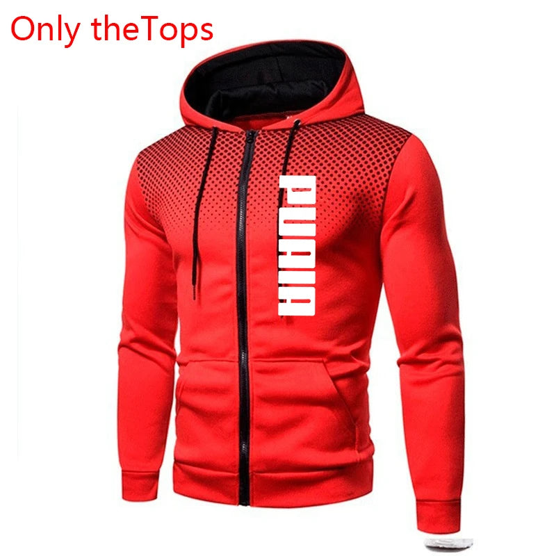 Mens Tracksuits or Hooded Sweatshirt Casual Round Dot Zipper Jacket Daily Party Commute Street Clothing Printing Hot Sales Coat