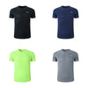 Summer High Elastic t-Shirt Men Breathable Ice Silk t Shirt Short Sleeve Casual Tops Quick Dry Gym Running Shirt Male Clothing