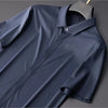 Imitation Ice Silk Short sleeved Shirt Set Gentleman Style Set