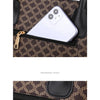 Fashion vintage printed women's handbag, high quality light luxury large capacity single shoulder crossbody bag