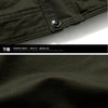 High-quality men's military jacket new multi-pocket collar embroidered sleeve pilot tooling plus size cotton jacket men