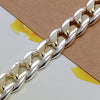 925 Sterling Silver Solid 8/10mm chain Bracelet men women Chain noble wedding Jewelry fashion charms party birthday gift