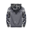 Winter Hoodie Thick Warm Jacket Men's Hoodies Patchwork Warm Sweatshirt Casual Camouflage Zipper Jackets Long Sleeve Streetwear