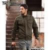 TACVASEN Winter Cargo Jackets Mens Thicken Fleece Work Jacket Coat Multi-Pockets Thermal Warm Casual Jacket Parkas Windbreaker