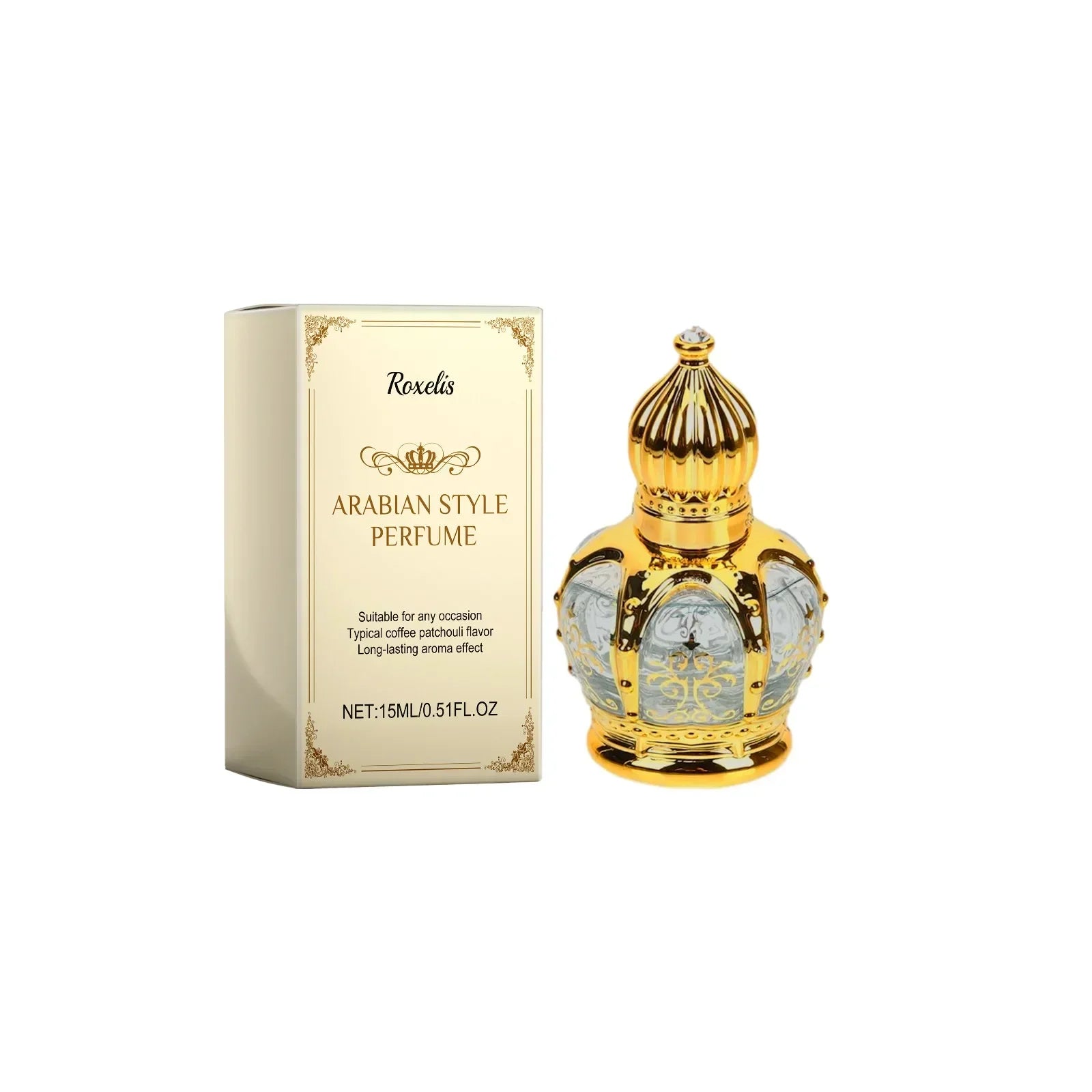 Coffee Aroma Perfume Fresh Elegant Lasting Fragrance Releasing Charming Atmosphere Dating Body Relax Arabic Style Perfume 15ml