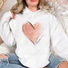 Fashion Valentine's Day Heart & Love Print Hoodies For Women Winter Autumn Casual Hooded Sweatshirts Valentines Hoodies Pullover