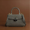 Handbag Leather women's bag Crocodile patterned real cowhide totebag fashion ladies handbags famous brand Women's bags