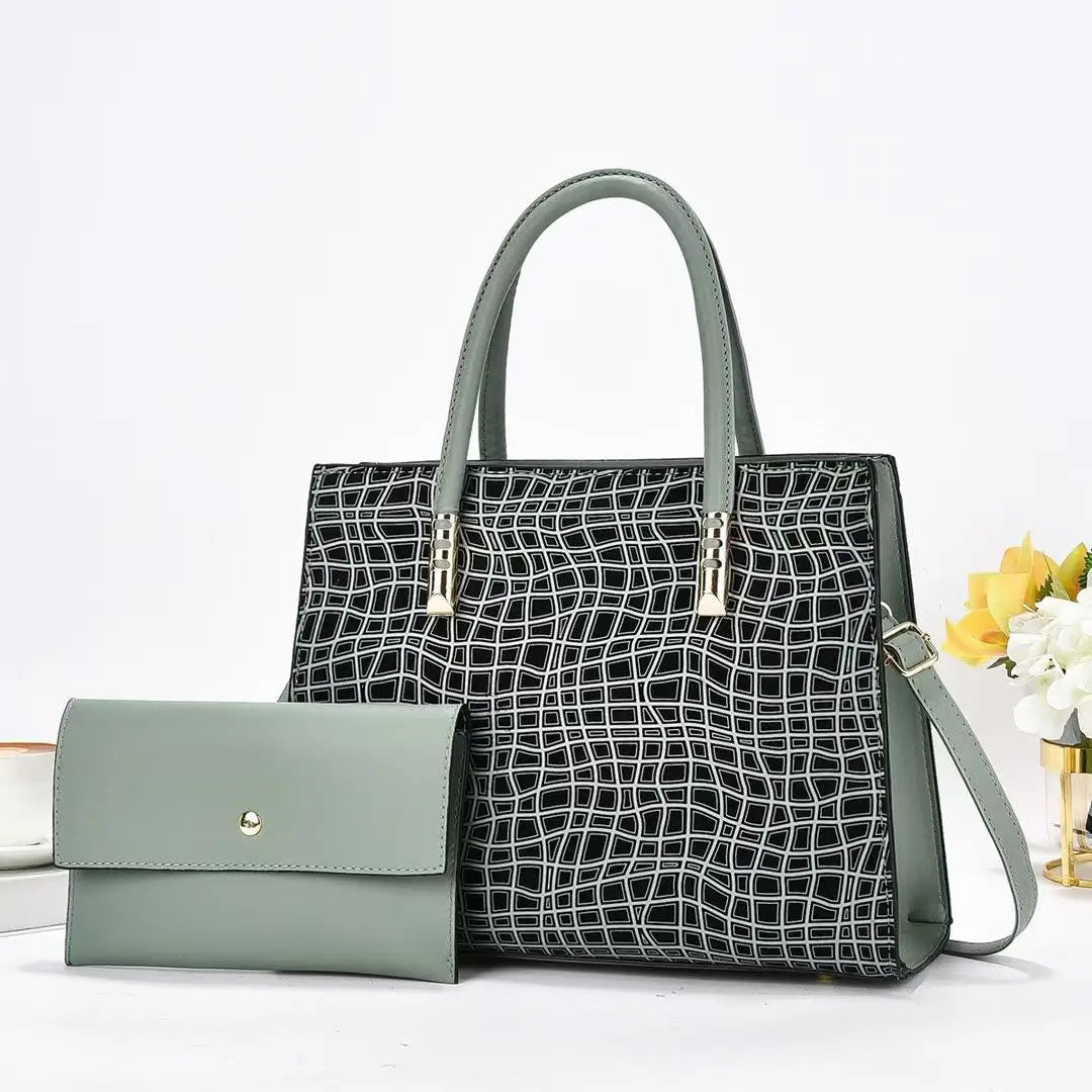 New Style Portable Large Bag Women's Fashionable Bag Portable Tote Bag Commuter Crossbody Handbag