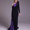 Customized  Exquisite One-shoulder Sheath Cocktail  Flowers Fold S Occasion Evening Gown arabic evening dress فستان سهرة نس