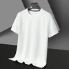 Men's New Waffle Round Neck Short Sleeved T-shirt Summer Comfortable Top