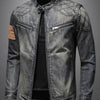 denim jacket trendy retro fashion casual stand-up collar zipper jacket