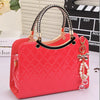 new Luxury simple shells leather handbag Famous brands designer female tide knitting shoulder bag women Messenger bag