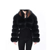 MAOMAOKONG Trend New Real Fur Coat Natural Fox Fur Women's Winter Coats Short Jackets Female Clothing Vests Fashion