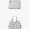 Leather Woven Women's Bag, light luxury Handbag, High-Quality Shoulder Bag, Crossbody Bag, Fashionable Women's Bag Trend