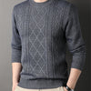 Man Solid Color New Autumn Winter Warm Fashion Sweater Casual And Comfortable Soft Sweater