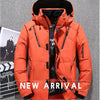 luxury Winter Goose Outdoor Down Jacket Men Winter Warm Solid Color Hooded Down Coats Thick Duck Parka Mens Down Jackets