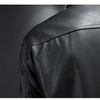 Minglu Spring Autumn Faux Leather Men's Jackets Luxury Solid Color Turn Down Collar Zipper Male Overcoats Motorcycle Man Coats