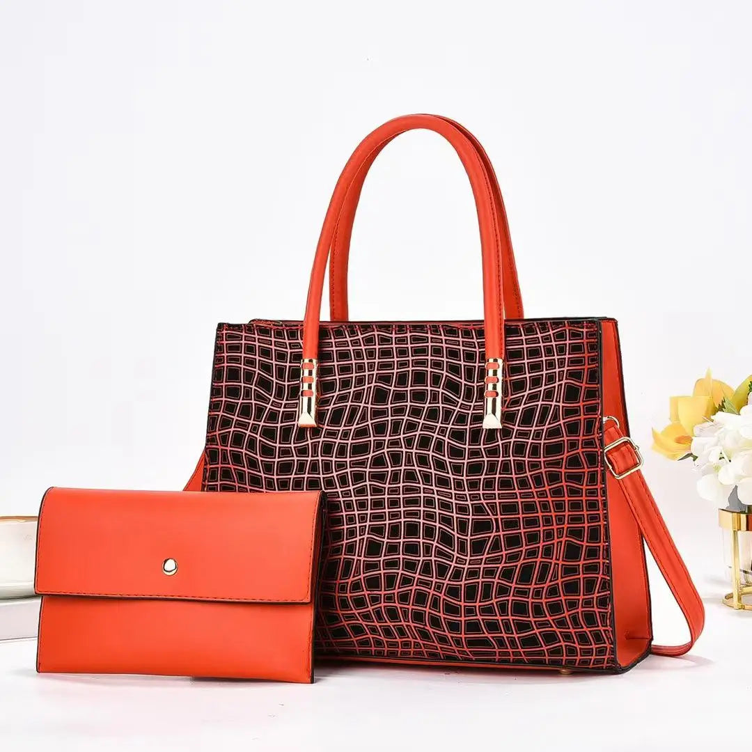 New Style Portable Large Bag Women's Fashionable Bag Portable Tote Bag Commuter Crossbody Handbag