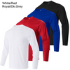 Men's Casual Plain T-shirt Men's Long-Sleeved Fashion Fitness Long-Sleeved T-shirt Men's Blouse