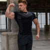 new Fitness Gym T Shirt Men Quick Dry Running Compression Sport Shirt Male Workout Sport Short Sleeve Summer T-shirt