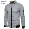 Men's Sweatshirts with Zipper Pockets Thin Solid Color Half Tracksuit Casual Outdoor Hooded Tracksuit Long Sleeves Jacket Coats