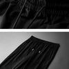 2024 Summer New Fashion Trend Elastic Hooded Short-Sleeved T-Shirt Set Men's Casual Relaxed Comfortable Breathable Two-Piece Set