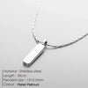 Men's stainless steel jewelry golden pendant Cuban chain necklace waterproof and non fading quality jewelry sold directly