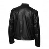 Mens High-quality Locomotive Leather Jacket Fashion Stand-up Collar Punk Leather Jacket Men