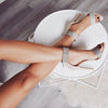 Ankle Strap Women Sandals Summer Fashion rhinestones Thin High Heels Gladiator Sandal Narrow Band Party Dress Pump Shoes