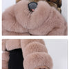 MAOMAOKONG Trend New Real Fur Coat Natural Fox Fur Women's Winter Coats Short Jackets Female Clothing Vests Fashion