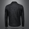 Minglu Spring Autumn Faux Leather Men's Jackets Luxury Long Sleeve Solid Color Zipper Casual Motorcycle Male Overcoats Man Coats