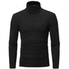 High Neck Slim FitElastic Long Sleeve Pullover Thermal Tops