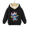 Lilo & Stitch Child Hoodies Hoodies Sweatshirts Long Sleeves Cute Cartoon Printing Fashion Casual Boys and Girls Christmas Gifts