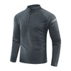 Karentea Running Long Sleeve T-shirt Reflective Men Sportswear Breathable Black Coat Gym Jogging Male Fitness Spring Clothing