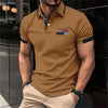 Fashion Men's Polo Shirt Summer Simple Versatile Street Clothing Business Loose Leisure Breathable Lapel Short sleeve Men's Top