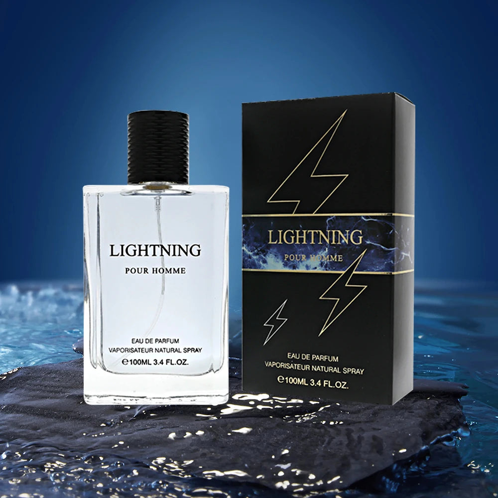 100ML 3.4FL.OZ Men's Perfume EDP Inspired by Bad Boy, Spicy Oriental Notes Pepper Cedarwood Amber Wood Scent Ideal Gift for him