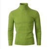 High Neck Solid Color Pullover Knitted