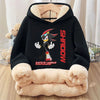 Sonics Winter Children Casual Hoodies Anime Cute Top Kids Thicken Long Sleeve Pullover Boy Cartoon Hooded Clothes Xmas Gift 2025