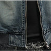 ABOORUN Men Denim Jackets Fashion Eagle Embroidery Jean Coats High Quality Outerwear for Male