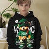 Kids Clothes Boys Hoodies Long Sleeve Cool Bear Print Children Spring Fall Clothes Fashion Outdoor Girl Clothes Pullover Tops