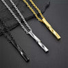 Fashion Screw Long Chain Necklace Men's Jewelry Gold Plated Spiral Pendant Necklaces for Men Hip Hop Party Anniversary Gift