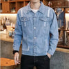 Trendy Denim Jacket Unisex Casual Hooded Spring Autumn Fashion European Style Versatile Brand Men's Loose Fit Border Crossing