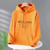 Luxury Brand Milan Fashion Hoodies Long Sleeve Pullover Hooded Sweatshirts Unisex Print Hoodies Casual Streetwear Men's Clothing