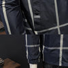 Minglu Plaid Hooded Zipper Men's Jackets High Quality Long Sleeve Spring Autumn Sport Casual Male Outerwear Fashion Man Coats