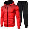 Mens Tracksuits Men's Clothing Men Sets Hoodie Set Zipper Sweatshirt Casual Sport Sweatpants Man Sweat Suit Set Running