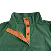 stand-up collar long-sleeved corduroy spot