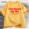 I Out Pizza'd The Hut CIA Assassinate Me Cursed T-Shirt Men Women Tee Cursed T Shirt Paris Hilton Tshirt Cotton Short Sleeve Tee